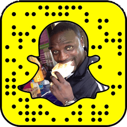 Akon Snapchat username