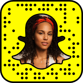 Alicia Keys Snapchat username
