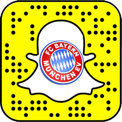 Bayern Munich Snapchat username