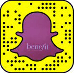 Benefit Cosmetics Snapchat username