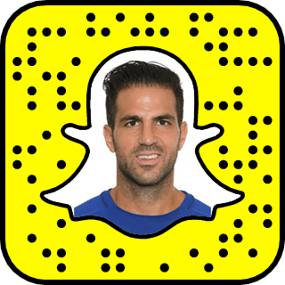 Cesc Fàbregas Snapchat username