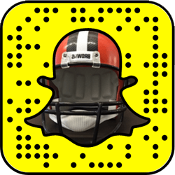 Cleveland Browns Snapchat username