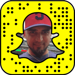 Cleveland Indians Snapchat username