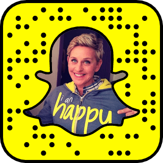 Ellen Degeneres Snapchat username