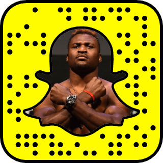 Francis Ngannou Snapchat username