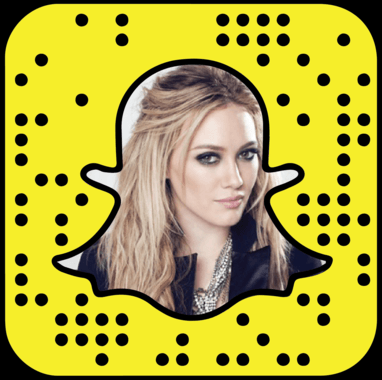 Hilary Duff Snapchat username