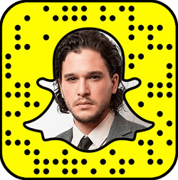 Kit Harington Snapchat username