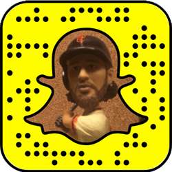 San Francisco Giants Snapchat username