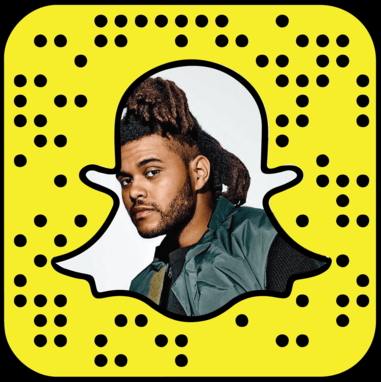 The Weeknd snapchat