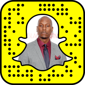 Tyrese Gibson Snapchat username